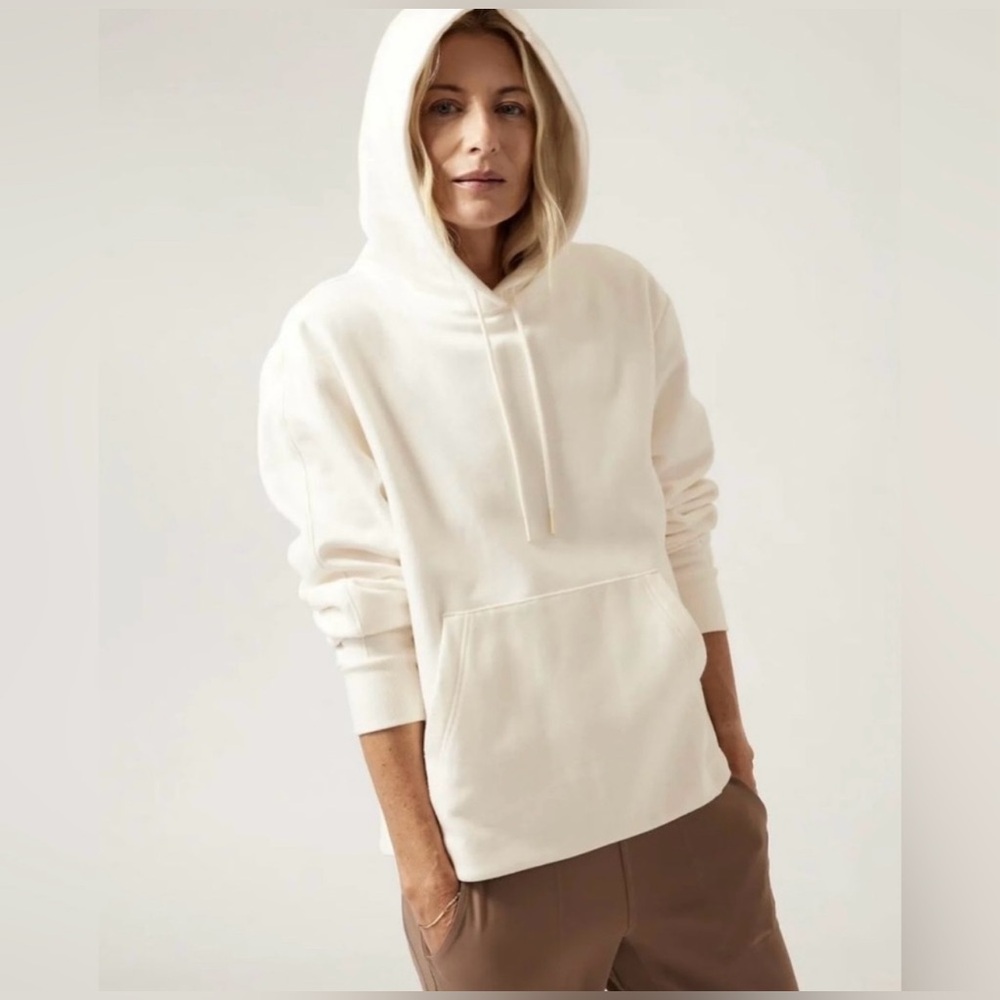NWOT Athleta Retroplush Hoodie Sweatshirt - Picture 2 of 6